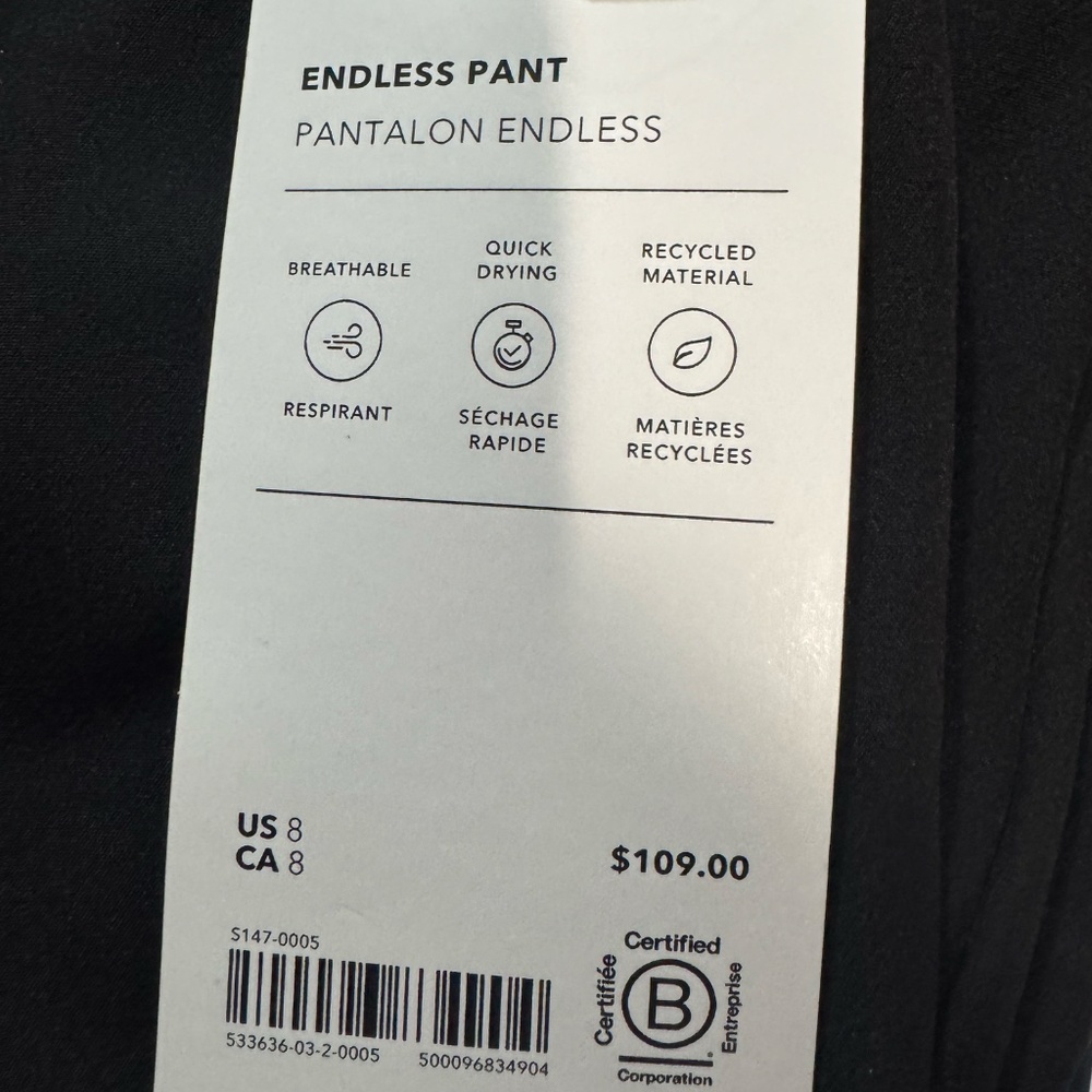NWT Athleta Endless Pant | Black - Picture 13 of 16